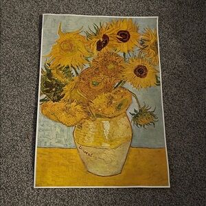 Van Gogh Sunflowers Art Print 12 x 18 inches